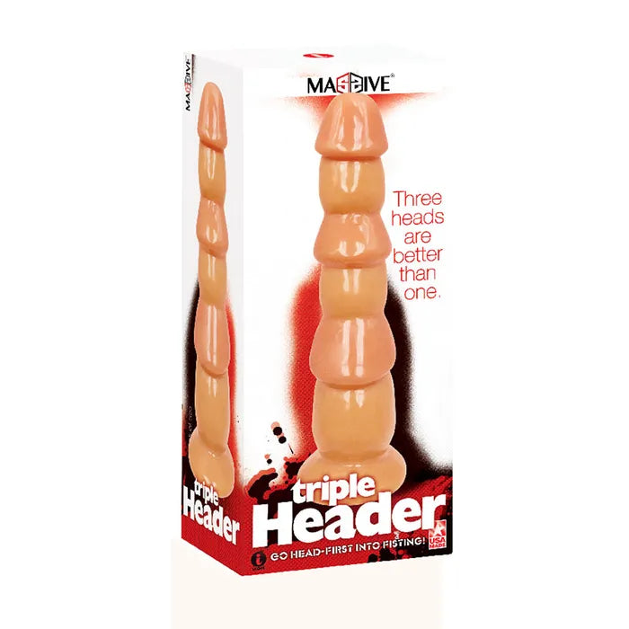 Icon Brands Massive Triple Header 3 Dick Head Dildo Secondary image