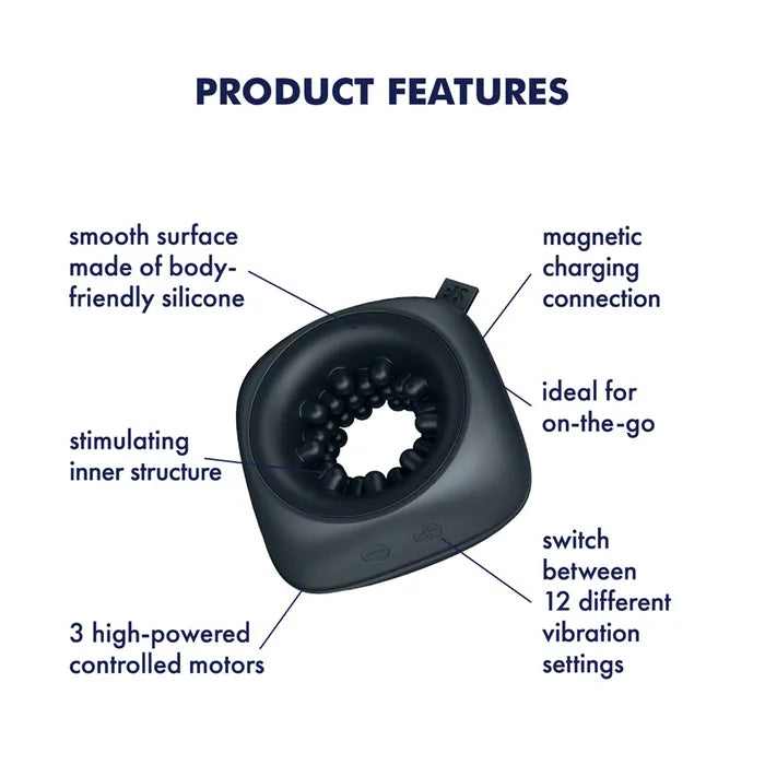 Satisfyer Ring Stroker Rechargeable Vibrating Masturbator Secondary image