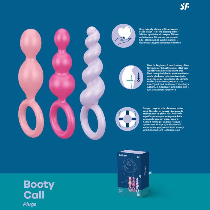 Satisfyer Booty Call Butt Plugs Set Of 3 Secondary image