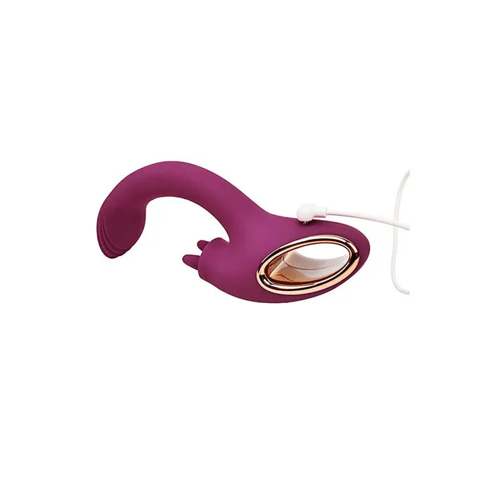 Adam & Eve ROSE GOLD CLIT TICKLER USB Rechargeable Rabbit Vibrator Secondary image