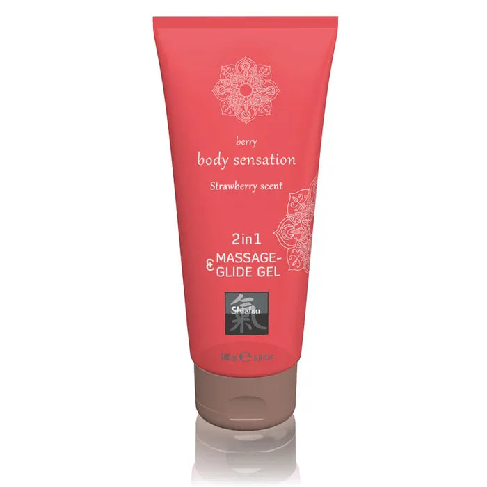 Hot Production SHIATSU 2 In 1 Massage & Glide Gel 200ml Hot Production Main image