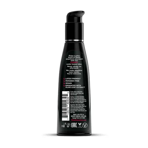 Wicked Aqua Cherry Flavoured Water Based Lubricant 4 Oz Bottle Secondary image