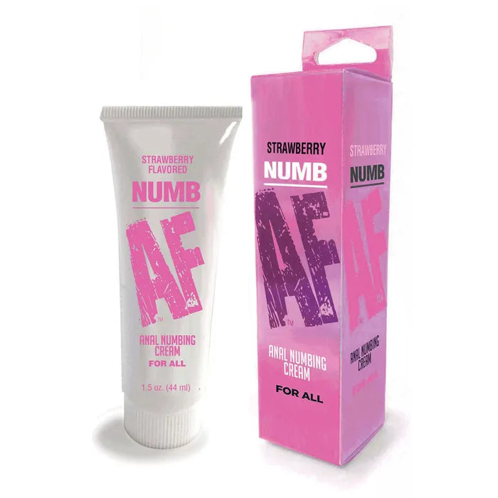 Little Genie Numb AF Flavoured Anal Numbing Cream 44ml Tube Little Genie