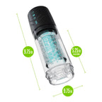 Blush Novelties M For Men Whirlwind Pro USB Rechargeable Rotating & Sucking Auto Stroker Blush Novelties