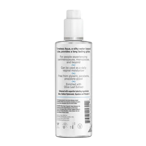 Wicked Simply Timeless Aqua Water Based Lubricant 4 Oz Bottle Wicked
