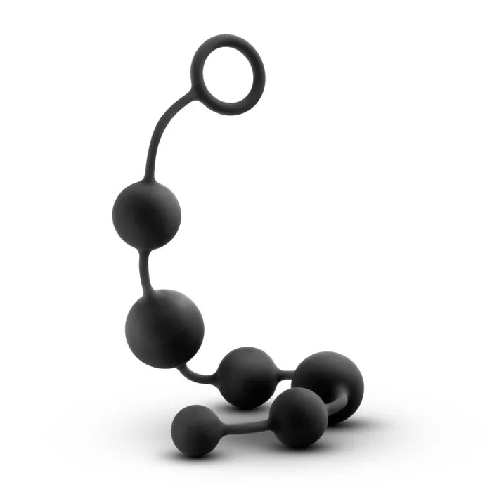 Blush Novelties Anal Adventures Platinum Silicone Large Anal Beads 40cm Blush Novelties