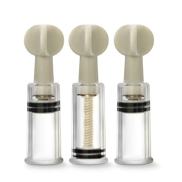 Blush Novelties Temptasia Clit & Nipple Twist Suckers Set Of 3 Blush Novelties