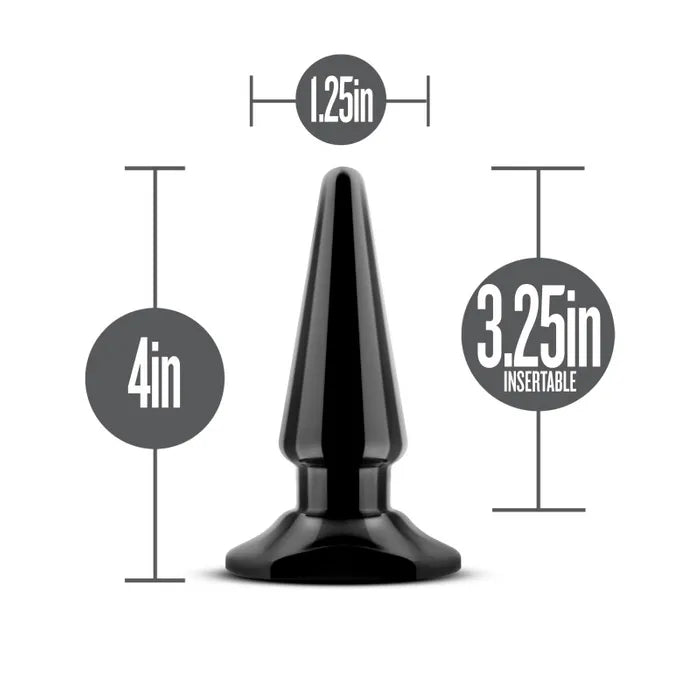 Blush Novelties Anal Adventures Basic Vibrating Butt Plug 10.1cm Blush Novelties