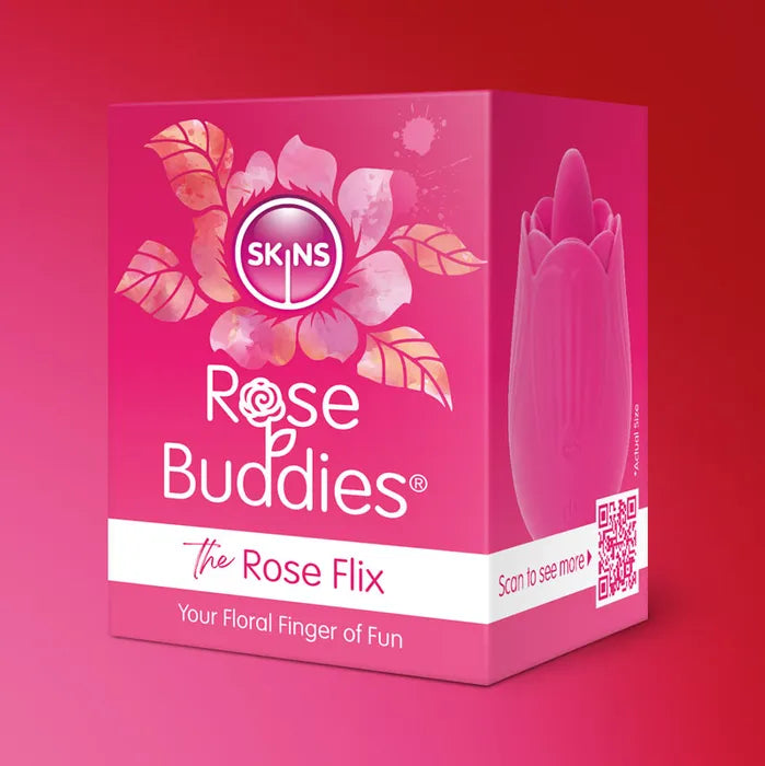 Creative Conceptions Skins Rose Buddies The Rose Flix USB Rechargeable Flicking Rose Stimulator Secondary image