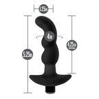 Anal Adventures Platinum Vibrating Prostate Massager 03 15.2cm Blush Novelties