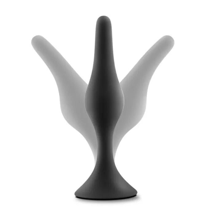 Blush Novelties Anal Adventures Platinum Silicone Beginner Butt Plug Kit Set Of 3 Sizes Blush Novelties