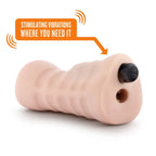 Blush Novelties M For Men Ashley Vibrating Vagina Stroker Blush Novelties
