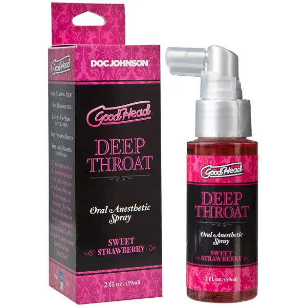 Doc Johnson GoodHead Flavoured Deep Throat Spray 59ml Bottle Secondary image