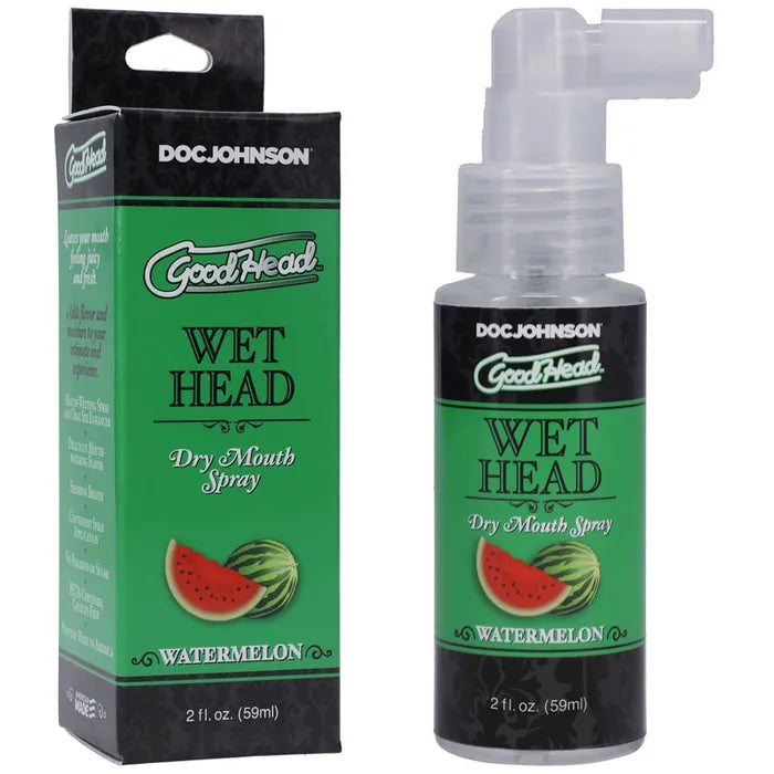 Doc Johnson GoodHead Wet Head Dry Mouth Spray Flavoured 59ml Bottle Doc Johnson Main image