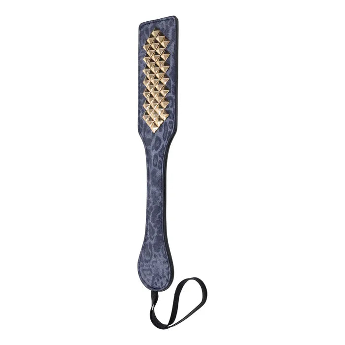 Sportsheets Sex & Mischief Cougar Studded Paddle With Gold Studs Sportsheets