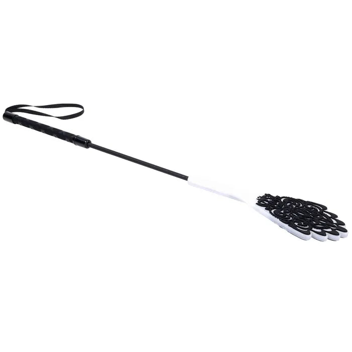 Sportsheets Sex & Mischief Bondage Collar Sex & Mischief Lace Silicone Crop Whip 50cm Sportsheets