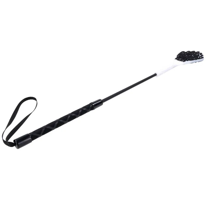 Sportsheets Sex & Mischief Bondage Collar Sex & Mischief Lace Silicone Crop Whip 50cm Sportsheets
