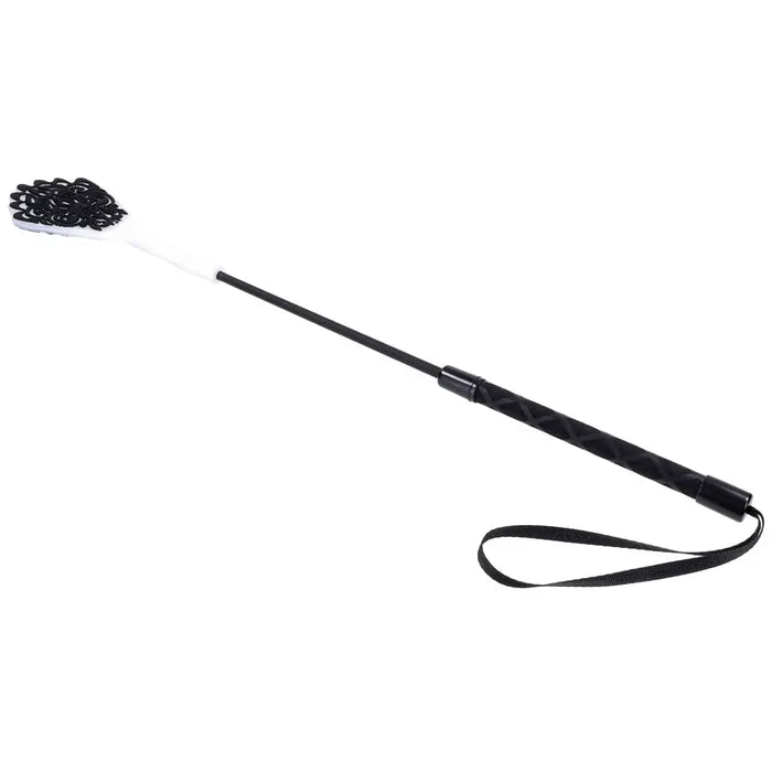 Sportsheets Sex & Mischief Bondage Collar Sex & Mischief Lace Silicone Crop Whip 50cm Sportsheets