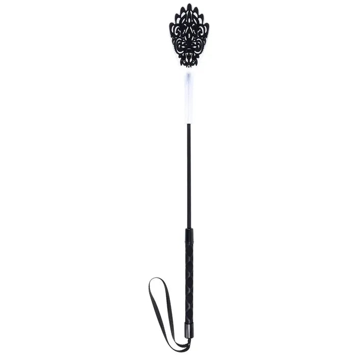 Sportsheets Sex & Mischief Bondage Collar Sex & Mischief Lace Silicone Crop Whip 50cm Sportsheets