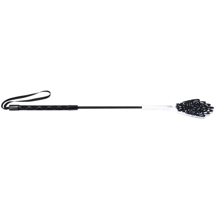 Sportsheets Sex & Mischief Bondage Collar Sex & Mischief Lace Silicone Crop Whip 50cm Sportsheets