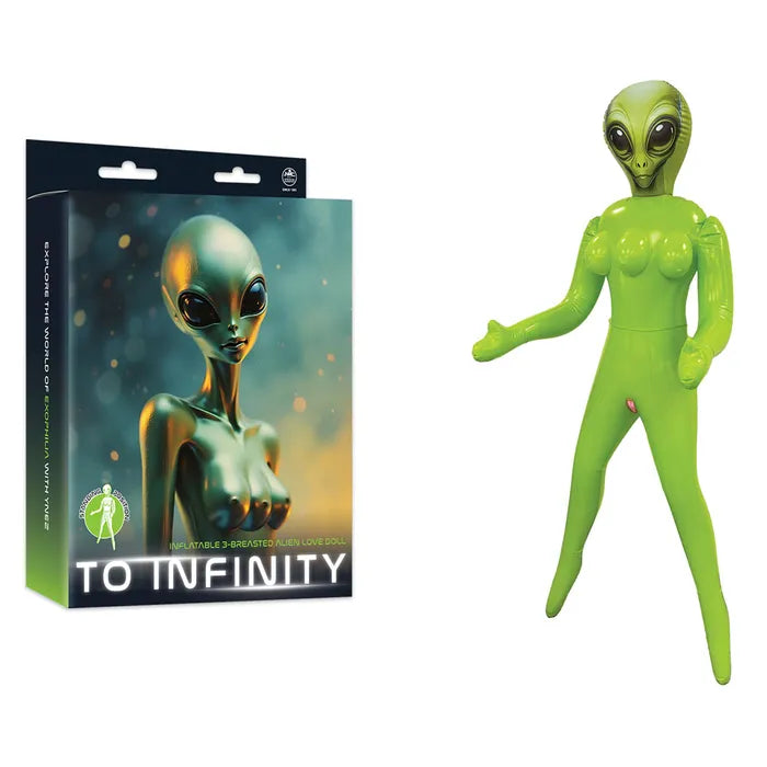 Excellent Power To Infinity Inflatable Alien Love Doll Secondary image