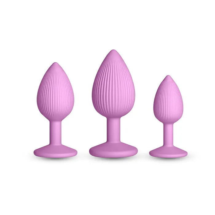 NS Novelties INYA Triple Ace Kit Butt Plugs Set Of 3 Sizes Blush Pink NS Novelties Main image