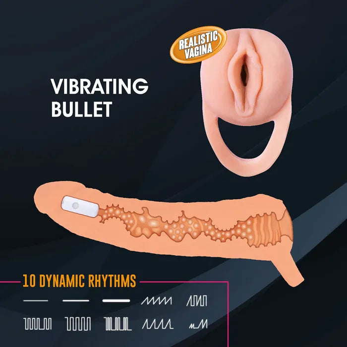 Excellent Power Extendor+ Vibrating Penis Extender & Stroker 2 Inch Secondary image