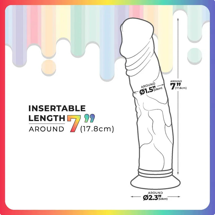 Excellent Power Jellido Dildo Clear Coloured 18cm Excellent Power