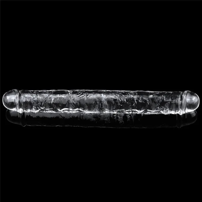 Lovetoy Flawless Clear Double Dildo 12 Inch Clear Lovetoy