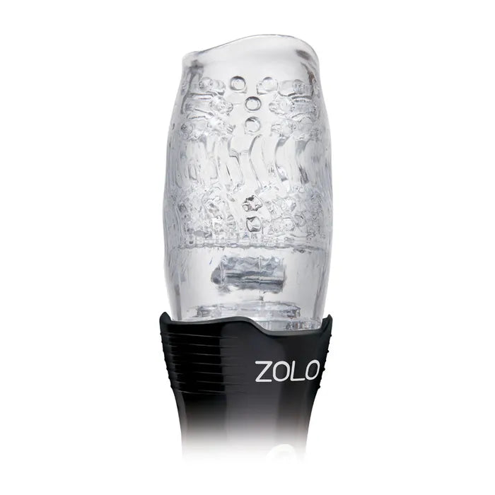 Zolo The Original Gawk Gawk USB Rechargeable Vibrating, Rotating & Thrusting Masturbator Clear Zolo