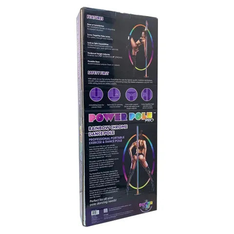 XGEN Products Power Pole Pro Dance Pole Kit Rainbow Secondary image