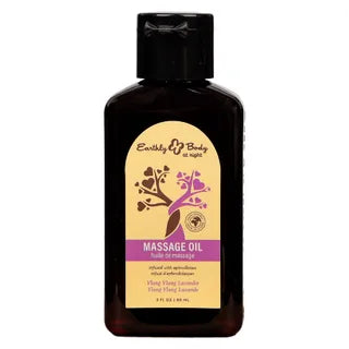 Earthly Body EB Hemp Seed Scented Massage Oil 60ml Bottle Earthly Body