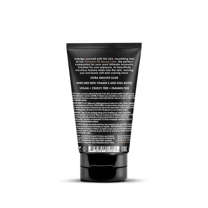 Wicked COCONUT Oil Based Lubricant 120ml Tube Secondary image