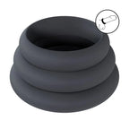 Shots Toys LEVELZ Wide O Silicone Cock Ring Set L / XL / 2X Set Of 3 Sizes Shots Toys