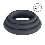 Shots Toys LEVELZ Classic Silicone Cock Ring Set L / XL / XXL Set Of 3 Sizes Shots Toys
