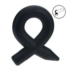 Shots Toys LEVELZ Pencil Liquid Silicone Cock Ring Black Shots Toys