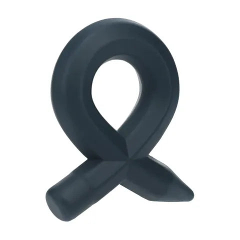 Shots Toys LEVELZ Pencil Liquid Silicone Cock Ring Black Shots Toys