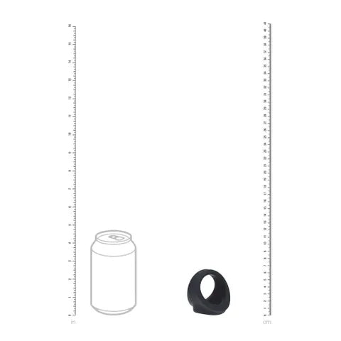 Shots Toys LEVELZ Silicone Cock & Ball Harness Cock & Ball Ring Black Shots Toys