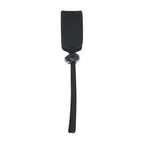 Shots Toys LEVELZ Wide Adjustable Silicone Lasso Cock Ring Black Shots Toys