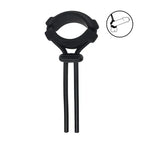 Shots Toys LEVELZ Wide Detachable Lasso Cock Ring Black Shots Toys
