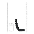 Shots Toys LEVELZ Rechargeable Beaded Heating + Vibrating Prostate Massager Black Shots Toys