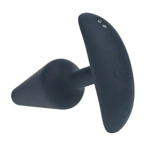Shots Toys LEVELZ Classic USB Rechargeable Vibrating Silicone Anal Plug Small Black Shots Toys