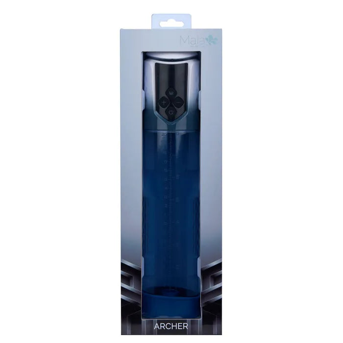 Maia ARCHER USB Rechargeable Automatic Penis Pump Blue Maia Toys