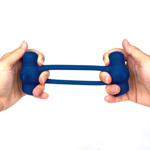 Maia RONAN USB Rechargeable Dual Vibrating Cock Ring Blue Secondary image
