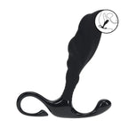Shots Toys LEVELZ Rippled With Hard Loop Prostate Massager Medium Black Shots Toys
