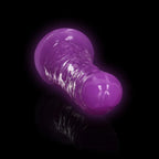 Shots Toys REALROCK Slim Glow In The Dark Dong 6 Inch Purple Shots Toys