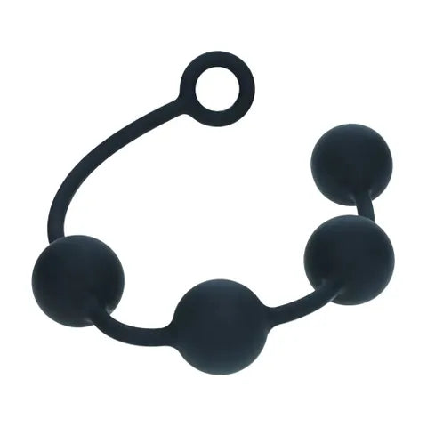 Shots Toys LEVELZ Round Anal Balls Beads Black Shots Toys