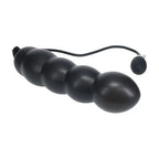 Shots Toys LEVELZ Beaded Inflatable Anal Plug Black Shots Toys