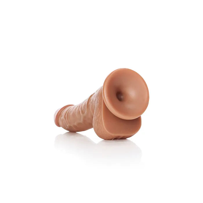 Shots Toys REALROCK Realistic Regular Curved Dong with Balls Dong 6 Inch Shots Toys