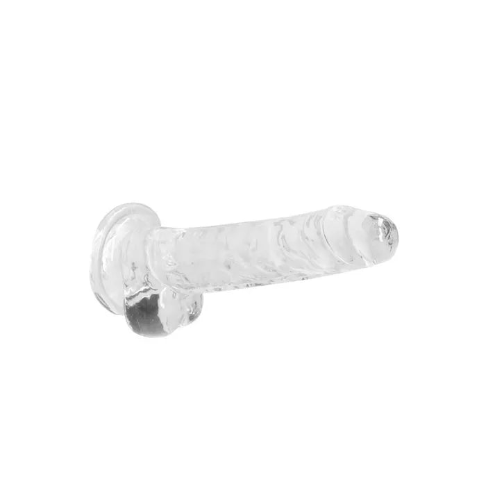 Shots Toys REALROCK Realistic Dildo With Balls Dong 7 Inch Clear Shots Toys